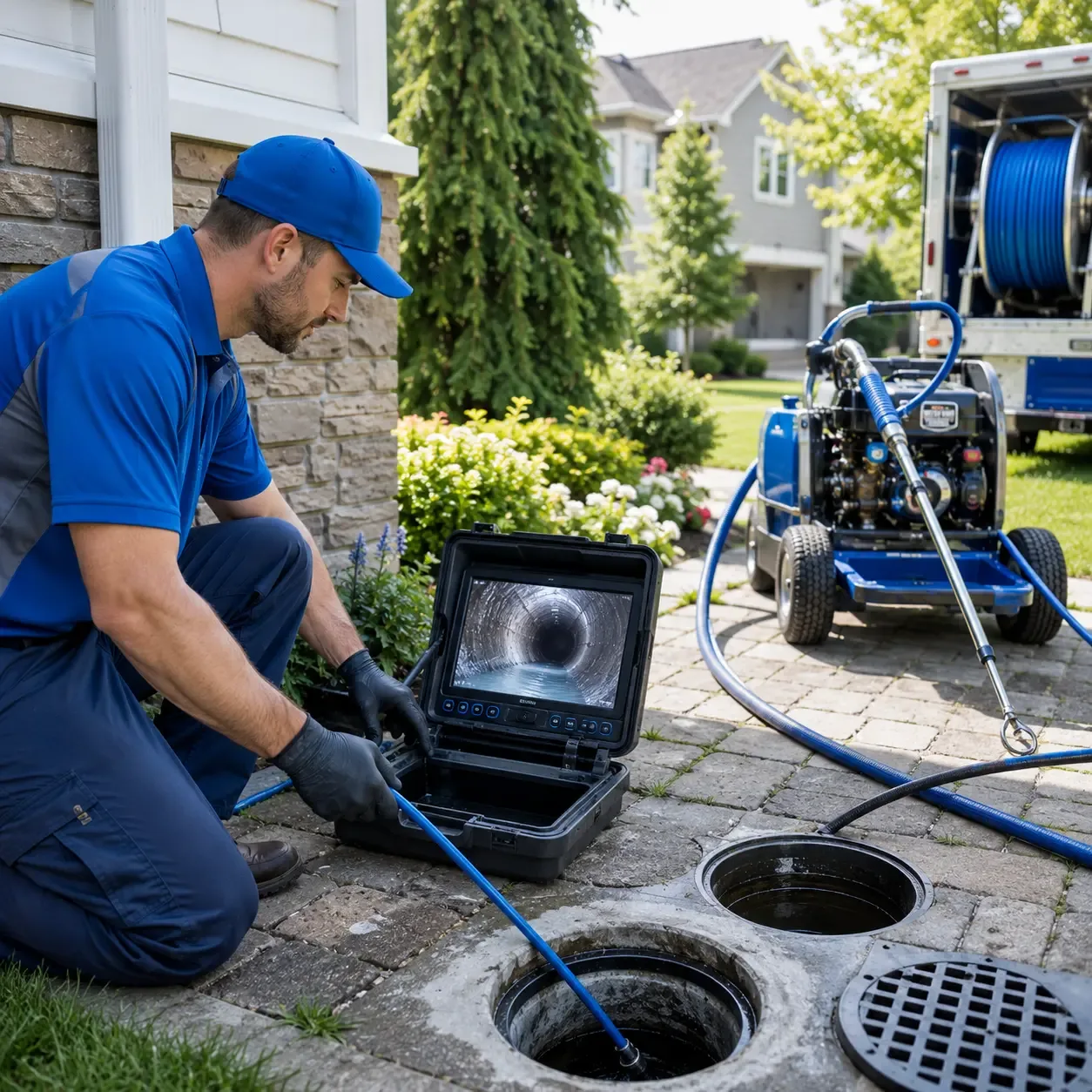 Outdoor drain cleaning professionals serving La Crosse, WI
